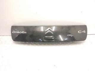 накладка двери (крышки) багажника Citroen C4 1 поколение 2007, 2.0 л., i, RFJ (EW10A), бензин, 5МКПП, чёрный, хетчбэк 3 дв., передний привод, правый руль, 9655571777