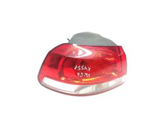 фонарь задний левый Volkswagen Golf 6 поколение 2011, 1.6 л., TDi, CAYC, дизель, 5МКПП, bluegraphit / lc5f, хетчбэк 5 дв., передний привод, правый руль, 5K0945095E