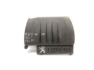 декоративная крышка двигателя Peugeot 307 1 поколение [рестайлинг] 2007, 1.6 л., HDi, 9HZ (DV6TED4), дизель, 5МКПП, серебро, универсал, передний привод, правый руль, 9659999980