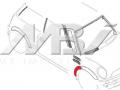 накладка колесной арки Mini Cooper 1 поколение R50 2003, 1.6 л., i, W10 B16 A, бензин, 5МКПП, синий, хетчбэк 3 дв., передний привод, правый руль, 1505864 - фото №3