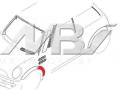 накладка колесной арки Mini Cooper 1 поколение R50 2003, 1.6 л., i, W10 B16 A, бензин, 5МКПП, синий, хетчбэк 3 дв., передний привод, правый руль, 1505865 - фото №3