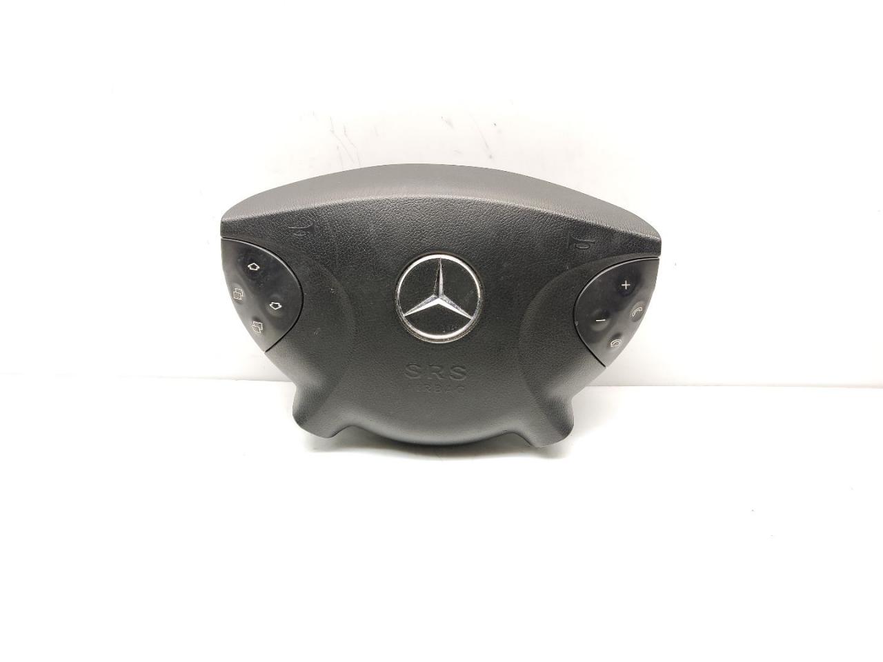 подушка безопасности водителя Mercedes-Benz E-Класс W211/S211 S211 2005, 2.1 л., CDi, OM 646.961, дизель, АКПП, iridiumsilber / 775, универсал, задний привод, правый руль, A2118601202 - фото №1