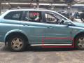 накладка на порог SsangYong Kyron 1 поколение DJ 2006, 2.0 л., XDI, D20DT, дизель, 5МКПП, paradise blue / baj, внедорожник 5 дв., задний привод, правый руль - фото №4