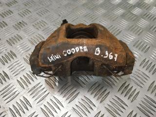 суппорт передний правый Mini Cooper 1 поколение R50 2004, 1.6 л., i, W10 B16 A, бензин, 5МКПП, синий, хетчбэк 3 дв., передний привод, правый руль