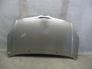 капот Toyota Corolla Verso 1 поколение E121 2003, 2.0 л., D-4D, 1CD-FTV, дизель, 5МКПП, серебро, минивэн, передний привод, правый руль, 53301-13050