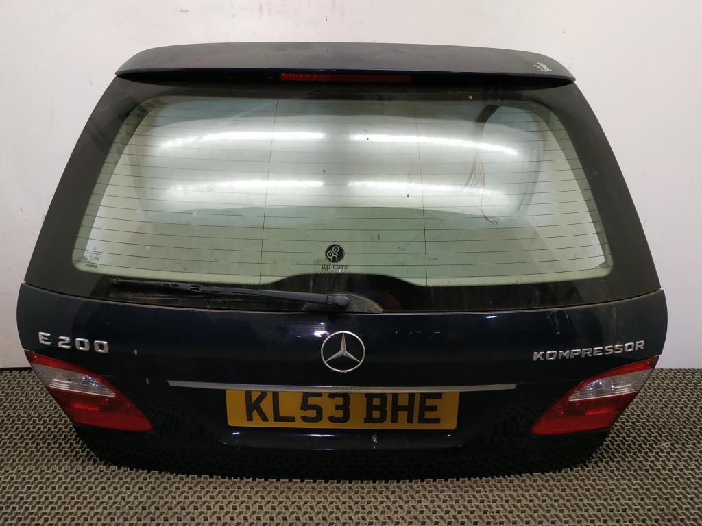 крышка багажника (дверь 3-5) Mercedes-Benz E-Класс W211/S211 S211 2003, 1.8 л., Kompr, M 271.941, бензин, АКПП, синий, 904u, универсал, задний привод, правый руль, A2117400205 - фото №1