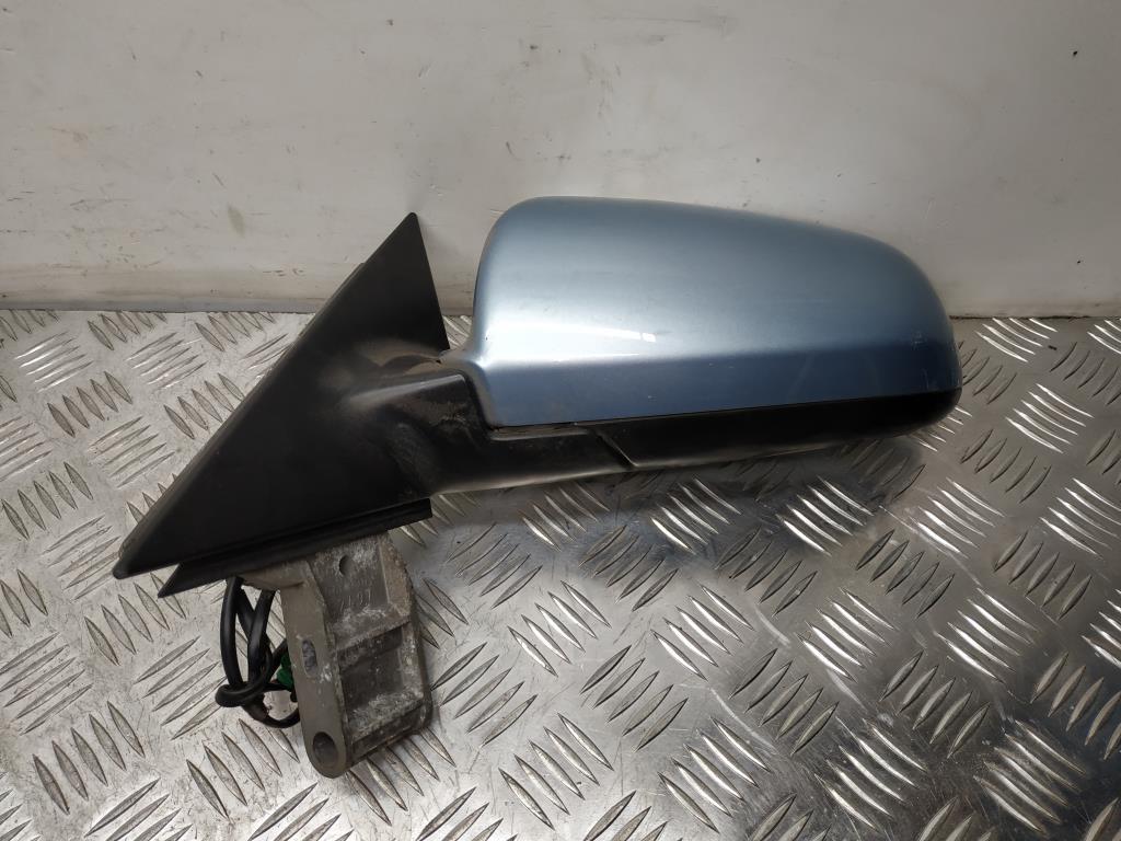 зеркало наружное левое Audi A4 B6 2004, 1.8 л., Ti, BFB, бензин, вариатор, голубой, кабриолет, передний привод, правый руль, 8H2858531E - фото №1