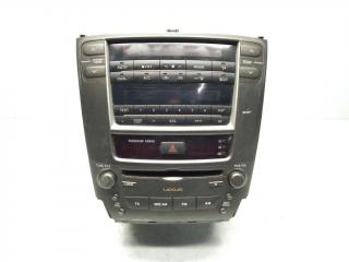 магнитола Lexus IS 2 поколение (XE20) XE20 2007, 2.2 л., D, 2AD-FHV, дизель, 6МКПП, серый, седан, задний привод, правый руль, 86120-53370