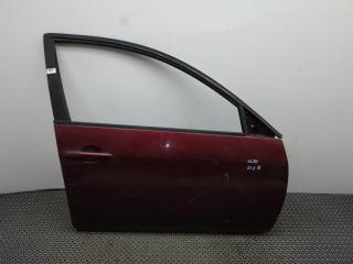 дверь передняя правая Nissan Primera P12 2004, 2.2 л., DCi, YD22DDTi, дизель, 5МКПП, бордовый, лифтбэк, передний привод, правый руль