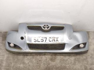 бампер передний Toyota Auris 1 поколение 2007, 2.0 л., D-4D, 1AD-FTV, дизель, 6МКПП, голубой, хетчбэк 5 дв., передний привод, правый руль, 5215902680