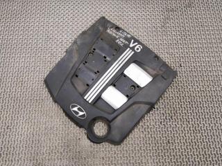 декоративная крышка двигателя Hyundai Coupe 2 поколение [рестайлинг] GK 2005, 2.7 л., MPI, G6BA, бензин, 6МКПП, pewter / tw, купе, передний привод, правый руль