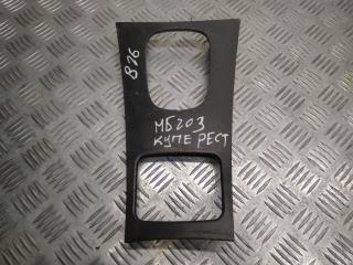 накладка декоративная Mercedes-Benz C-Класс W203/S203/CL203 CL203 2002, 2.2 л., CDi, OM 611.962, дизель, 6МКПП, синий, хетчбэк 3 дв., задний привод, правый руль