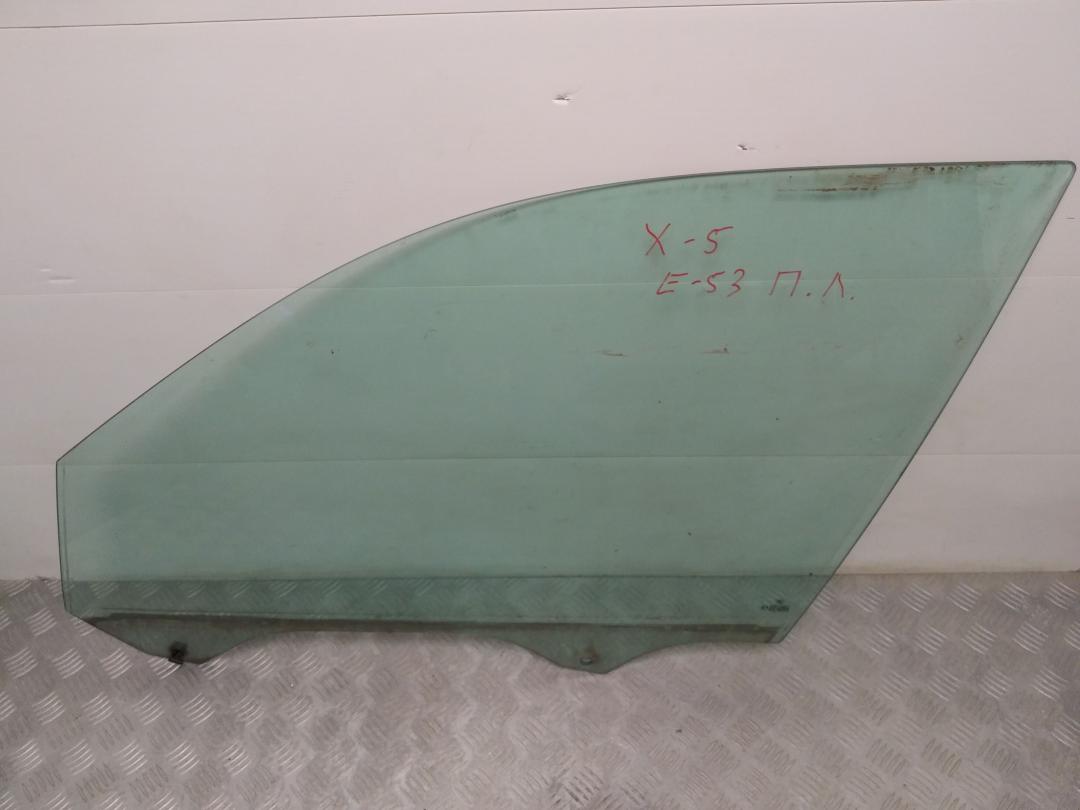 стекло двери передней левой BMW X5 E53 2001, 3.0 л., D, M57 D30 (306D1), дизель, АКПП, titansilber / 354, внедорожник 5 дв., полный привод, правый руль - фото №1