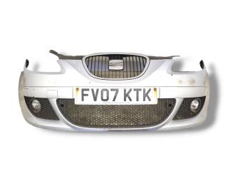 бампер передний SEAT Altea 1 поколение 2007, 1.9 л., TDi PD, BXE, дизель, 5МКПП, серый, минивэн, передний привод, правый руль, 5P0807217