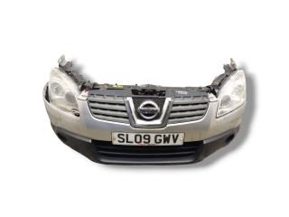передняя часть (ноускат) Nissan Qashqai 1 поколение 2009, 1.6 л., i, HR16DE, бензин, 5МКПП, silver / ky0, внедорожник 5 дв., передний привод, правый руль