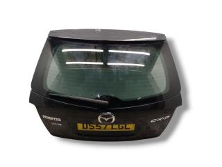 крышка багажника (дверь 3-5) Mazda CX-7 1 поколение ER 2007, 2.3 л., Ti, L3-VDT, бензин, 6МКПП, brilliant black / a3f, внедорожник 5 дв., полный привод, правый руль, EGY5-62-02XB