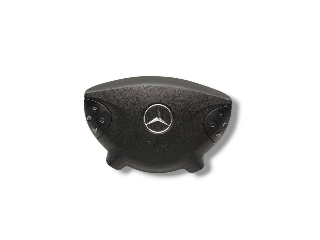 подушка безопасности водителя Mercedes-Benz E-Класс W211/S211 S211 2004, 3.2 л., CDi, OM 648.961, дизель, АКПП, brillantsilber / 744, универсал, задний привод, правый руль, A2118600202 - фото №1
