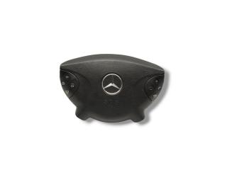подушка безопасности водителя Mercedes-Benz E-Класс W211/S211 S211 2004, 3.2 л., CDi, OM 648.961, дизель, АКПП, brillantsilber / 744, универсал, задний привод, правый руль, A2118600202