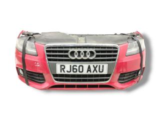 передняя часть (ноускат) Audi A4 B8/8K 2010, 2.0 л., TDi, CAGA, дизель, 6МКПП, brillantrot / ly3j, универсал, передний привод, правый руль, 8K0805594J, 8K0807105, 8K0853651, 8K0941029A, 8K0941030A