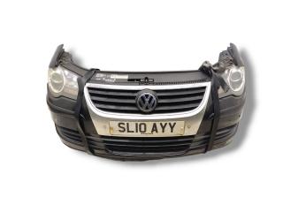 передняя часть (ноускат) Volkswagen Touran 1 поколение [рестайлинг] 2010, 2.0 л., TDi PD, BKD, дизель, 6МКПП, deepblack / lc9x, минивэн, передний привод, правый руль