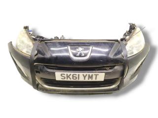 передняя часть (ноускат) Peugeot 308 1 поколение [рестайлинг] 2011, 1.6 л., HDi, 9HR (DV6C), дизель, 6МКПП, noir perla nera / ktv, хетчбэк 5 дв., передний привод, правый руль