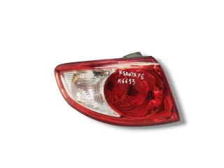 фонарь задний левый Hyundai Santa Fe 2 поколение (CM) CM 2007, 2.2 л., CRDi, D4EB, дизель, АКПП, gun metal / 2j, внедорожник 5 дв., полный привод, правый руль, 92401-2B000