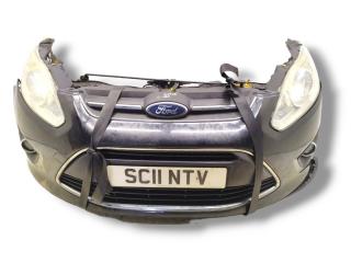 передняя часть (ноускат) Ford Grand C-Max 2 поколение 2011, 1.6 л., i, PNDA, бензин, 5МКПП, panther black / fa, минивэн, передний привод, правый руль, AM51-8B041-AH, AM51-17762-AC, AM51-13W029-BF, AM51-13W030-BF, BV61-8005-AD, 8V61-8C607-FD