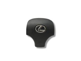 подушка безопасности водителя Lexus IS 2 поколение (XE20) [рестайлинг] XE20 2008, 2.2 л., D-4D, 2AD-FHV, дизель, 6МКПП, light blue / 8r6, седан, задний привод, правый руль, 45130-53080-C0