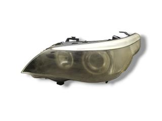 фара левая BMW 5 серия E60/E61 E60 2005, 3.0 л., i, M54 B30 (306S3), бензин, АКПП, mysticblau / a07, седан, задний привод, правый руль, 63127165565, 7165565