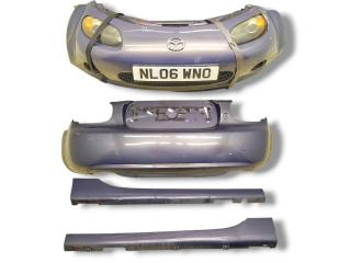 передняя часть (ноускат) Mazda MX-5 3 поколение NC 2005, 2.0 л., i, LF-DE, бензин, 5МКПП, galaxy grey / 32s, родстер, задний привод, правый руль, N123-51-0K0C, N123-51-0L0C, NEY5-50-03XA, NE75-50-070C, NFY0-50-22XA, NE51-51-P40D, NE51-51-P50D