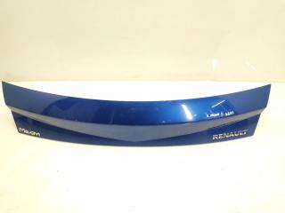 накладка двери (крышки) багажника Renault Megane 2 поколение [рестайлинг] 2006, 1.9 л., DCi, F9Q 803, дизель, АКПП, extreme blue / terna, хетчбэк 3 дв., передний привод, правый руль