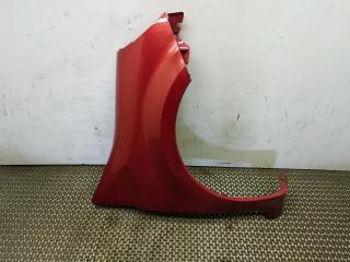 крыло переднее правое Renault Modus 1 поколение 2004, 1.6 л., i, K4M 790, бензин, 5МКПП, красный, минивэн, передний привод, правый руль, 631007942R