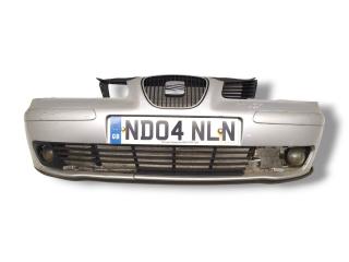 бампер передний SEAT Ibiza 3 поколение 2004, 1.9 л., TDi PD, ASZ, дизель, 5МКПП, gris artico / ls7n, хетчбэк 5 дв., передний привод, правый руль, 6L0807217DR