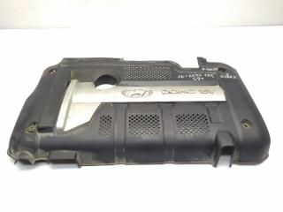 декоративная крышка двигателя Hyundai Coupe 2 поколение [рестайлинг] GK 2006, 2.0 л., MPI, G4GC, бензин, АКПП, чёрный, купе, передний привод, правый руль, 2924023650