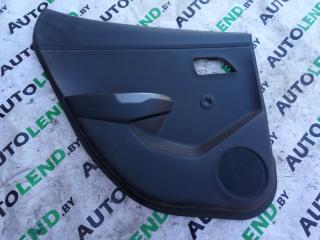 обшивка двери задняя левая Kia Rio 3 поколение 2012, 1.4 л., бензин, МКПП, хетчбэк 5 дв.