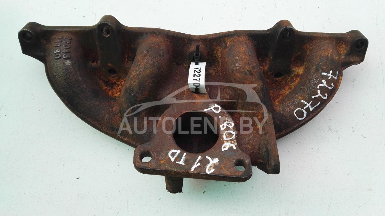 коллектор выпускной Peugeot 806 1 поколение 1997, 2.1 л., дизель, МКПП, минивэн, 9604334080 - фото №1