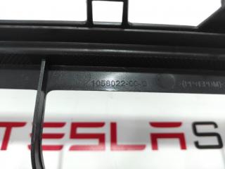 Решетка декоративная основного радиатора (передний бампер) Tesla Model S 1 поколение [рестайлинг] 2020, 1058022-00-B