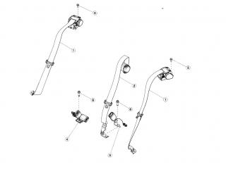 подушка безопасности Tesla Model 3 1 поколение 2020, 1085939-01-E