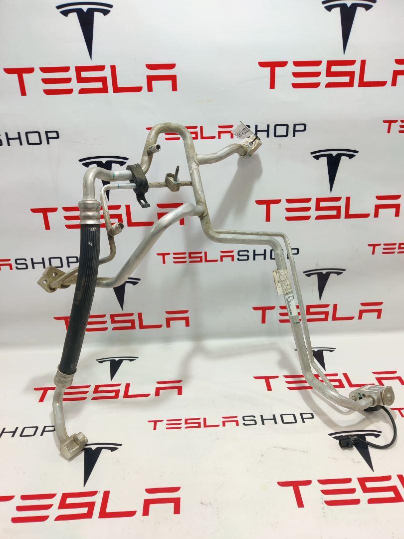 трубка кондиционера Tesla Model X 1 поколение 2019, электро, 1032222-00-F, 6008481-00-B, 1046265-00-A - фото №1