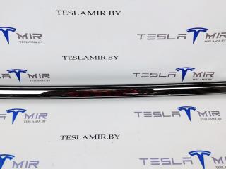 Молдинг двери (хром) передний левый Tesla Model S 1 поколение [рестайлинг] 2018, 1095786-00, 1038393-00
