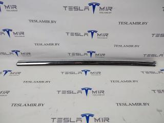 Молдинг двери (хром) передний левый Tesla Model S 1 поколение [рестайлинг] 2017, 1095786-00, 1038393-00