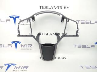Корпус декоративный подушки безопасности (руля) водителя Tesla Model Y 1 поколение 2021, 1095222-00, 1096972-00, 1105324-00