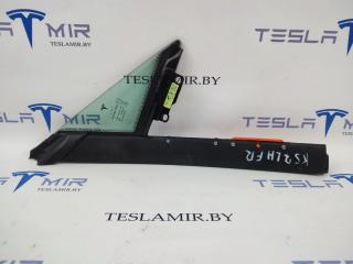 Форточка (стекло треугольник) двери передняя левая Tesla Model S 1 поколение [рестайлинг] 2017, 43R-001074, 6006644-00, 1032610