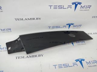 Накладка стойки B наружная + камера левая Tesla Model S 1 поколение [рестайлинг] 2017, 1069104-00, 1092307-00