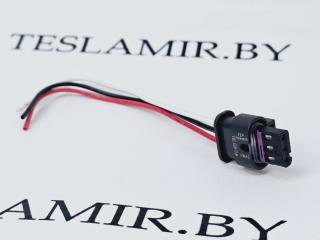 Разъем (фишка) проводки ПТФ Tesla Model 3 1 поколение 2021, 1077392-00, 1077391-00