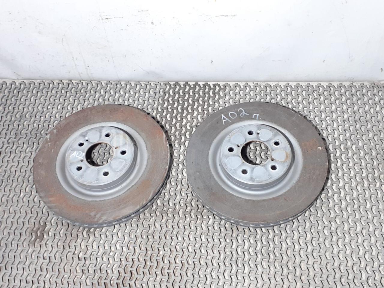 диск тормозной передний Acura MDX 4 поколение 2022, 3.5 л., бензин, АКПП, серый, внедорожник 5 дв. - фото №1