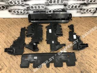 воздуховод (дефлектор) радиатора Audi Q7 4M [рестайлинг] 2022, 3.0 л., бензин, 4M0121283BS, 4M0121283CE, 4M0121283DK, 4M0121284DK, 4M0121285B, 4M0121285BH, 4M0121286F