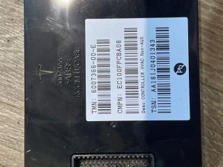 блок управления печки / климат-контроля Tesla Model S 1 поколение [рестайлинг] 2018, электро, серый pmng, лифтбэк, полный привод, 600736600, 600736600E