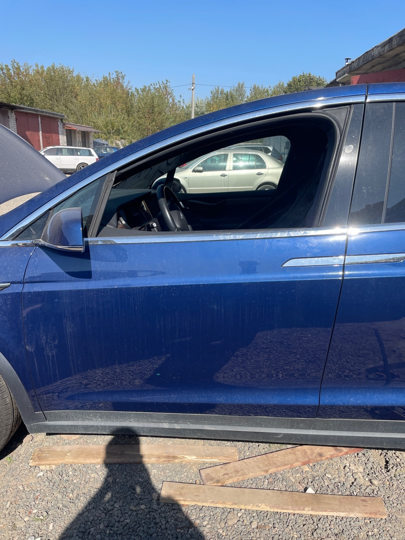 накладка на порог Tesla Model X 1 поколение 2018, электро, ppsb, 103421800 - фото №1