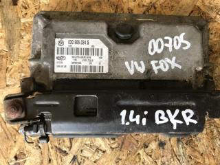 блок управления двигателем Volkswagen Fox 2 поколение 5Z 2005, 1.4 л., i, бензин, МКПП, хетчбэк 5 дв., 030906034S
